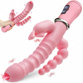 LicklIp 3 In 1 Dildo Rabbit Vibrator - Seductiva